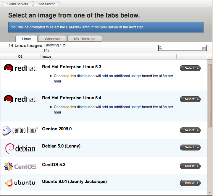 Rackspace Cloud Servers Setup