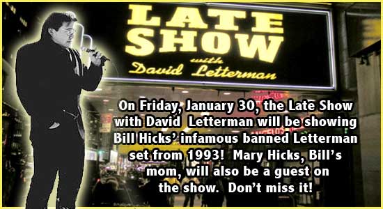 Bill Hicks on David Letterman