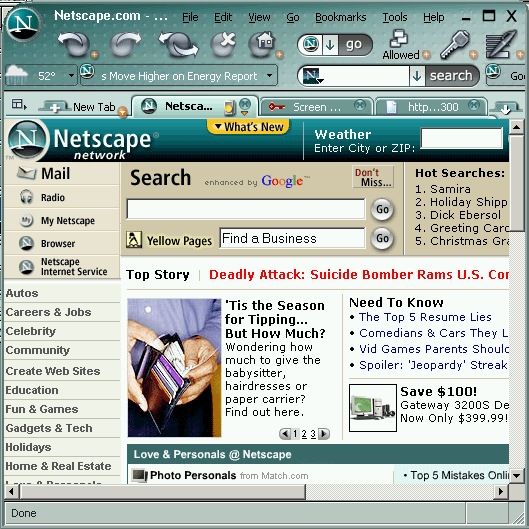 New Netscape browser